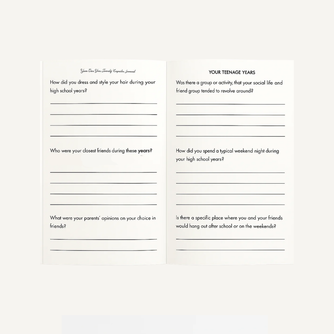 “I Want To Hear Your Story” Keepsake Journal