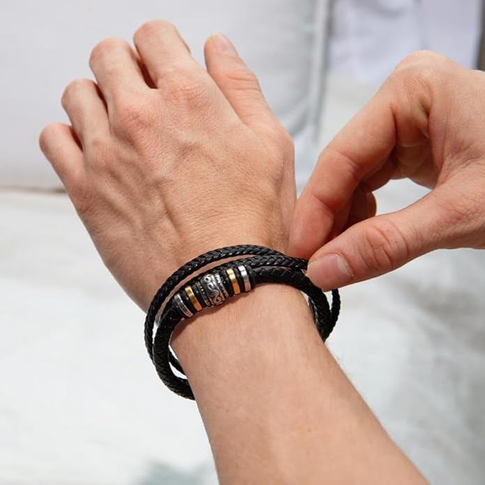 "To My Son" I Love You Bracelet
